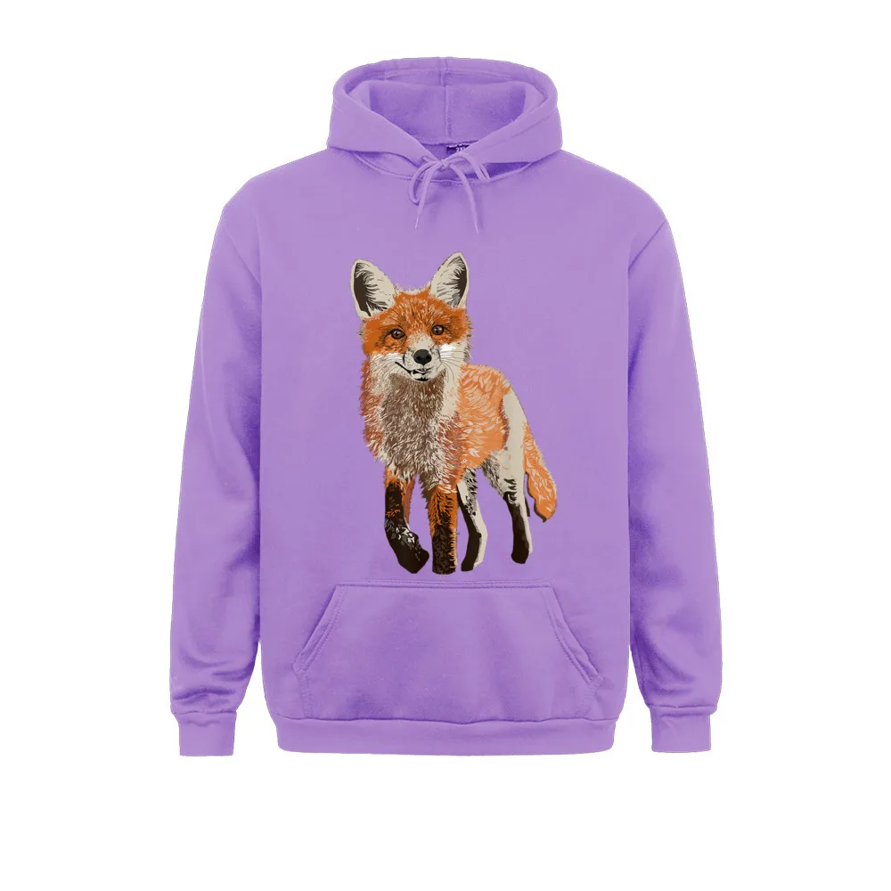 Fox Cute animal T-Shirt__484 Sweatshirts for Boys Fashionable Summer Fall Hoodies Long Sleeve Cheap Slim Fit Hoods  Fox Cute animal T-Shirt__484purple