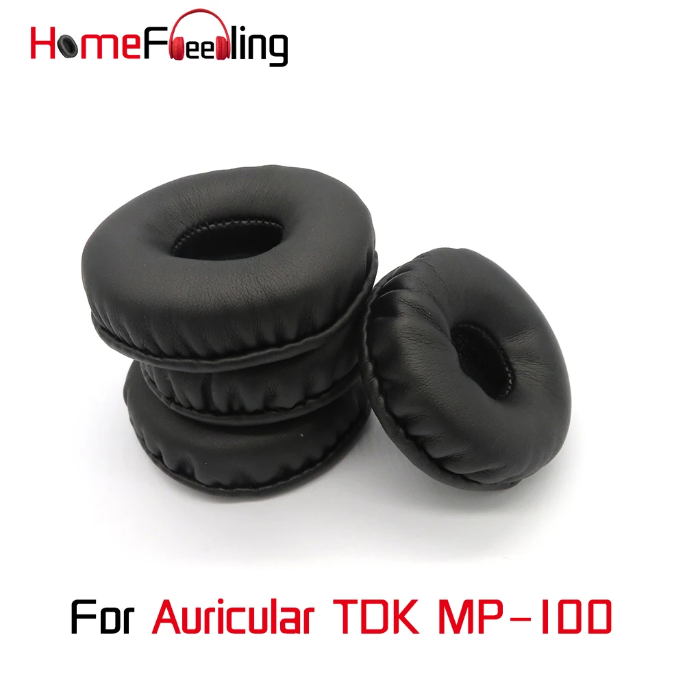 

Homefeeling Ear Pads For Auricular TDK MP-100 Earpads Round Universal Leahter Repalcement Parts Ear Cushions