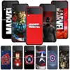 Smartphone Case For Samsung Galaxy Z Flip3 5G Z Flip 3 z flip ZF 5G Cover PC Capa Hard Funda Coque Marvel Avengers Comics