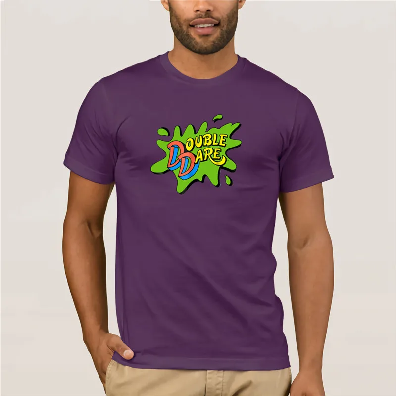 men Nickelodeon Double Dare Splat Logo 