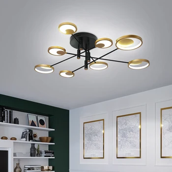 

LICAN Nordic lamp Ceiling Lights for living room lights Retro Loft vintage Hanging luminaire led light ceiling Lamp for home