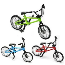 Sale Fingerboard Bicycle Toys Finger Bmx Bike Simulation Alloy Mini Size New Children Educational Gift with Brake Rope Blue