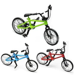 Sale Fingerboard Bicycle Toys Finger Bmx Bike Simulation Alloy Mini Size New Children Educational Gift with Brake Rope Blue