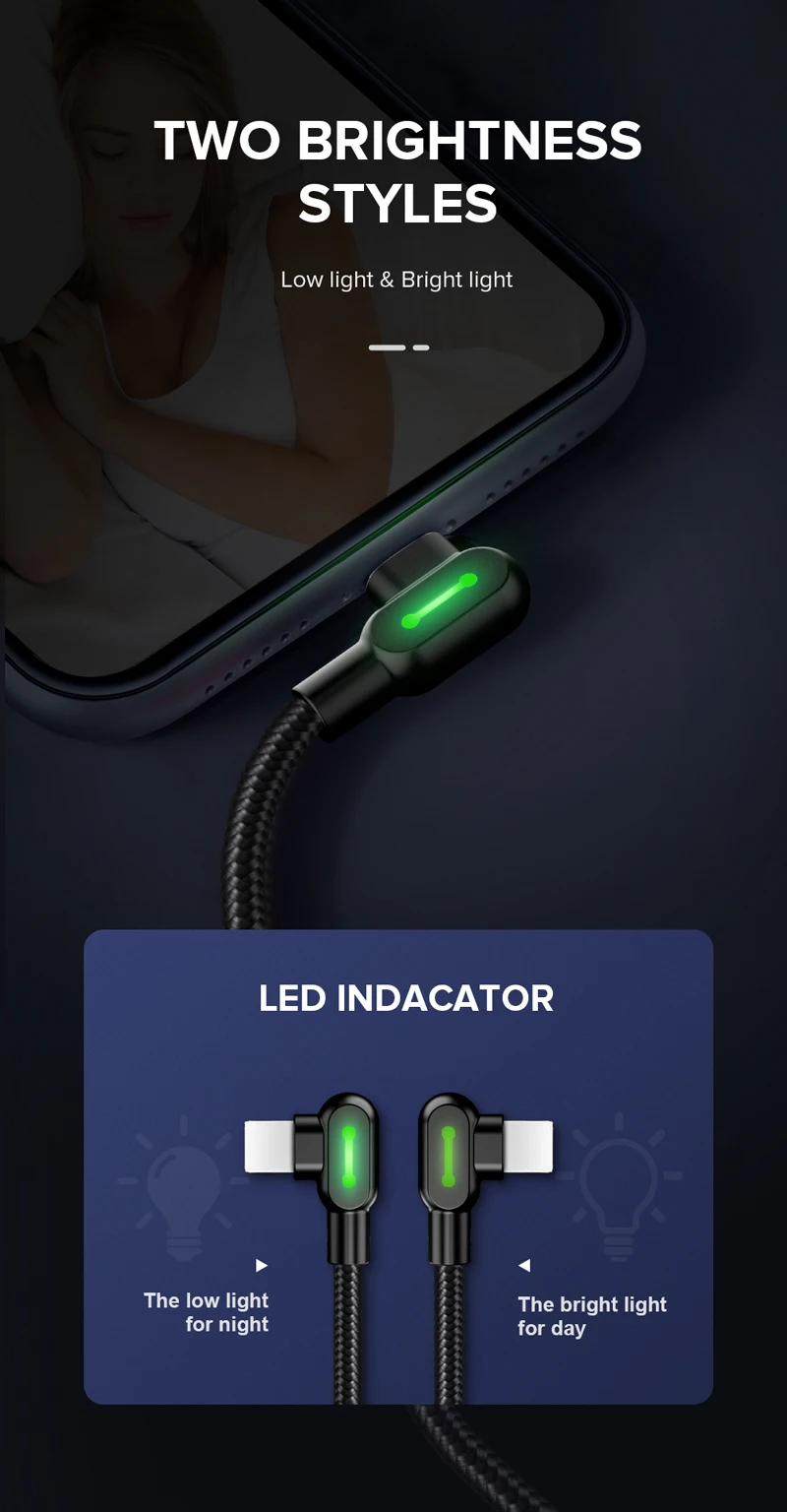 MCDODO usb-кабель для быстрой зарядки, зарядные устройства для мобильных телефонов, шнур для iPhone 11 Pro XS MAX XR X 8 7 6s Plus 5S 5, usb-кабели для передачи данных