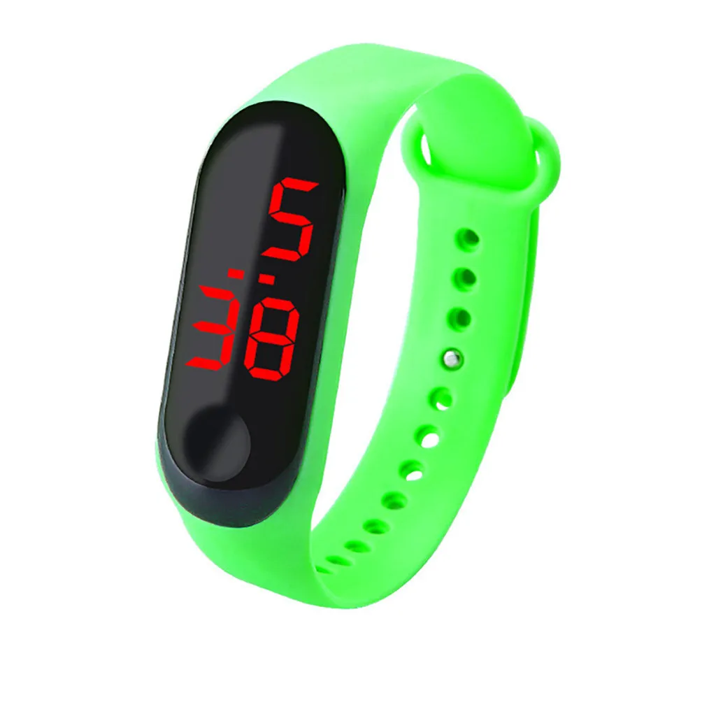 Man Woman LED Electronic Sport Sensor Luminous Watches Fashion Watches Man Woman Waterproof Casual Digital Clock Watch L58 - Цвет: C