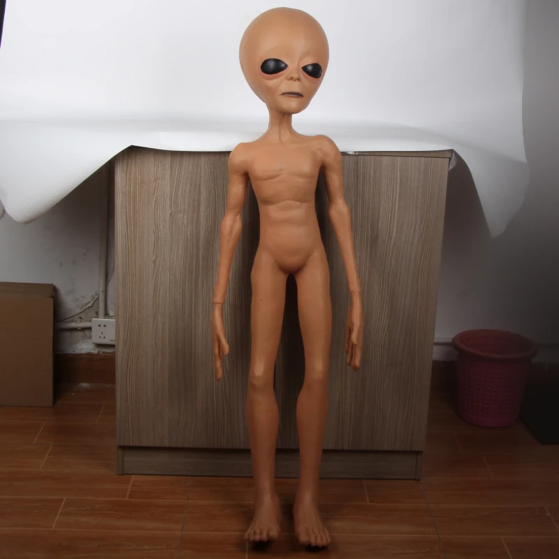 120 см инопланетянин пенопластовый реквизит lifeize UFO Roswell Martian Lil Mayo области 51 Хэллоуин реквизит