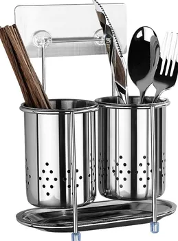 

Chopsticks tube stainless steel chopsticks storage bucket creative kitchen household racks drain chopsticks chopsticks