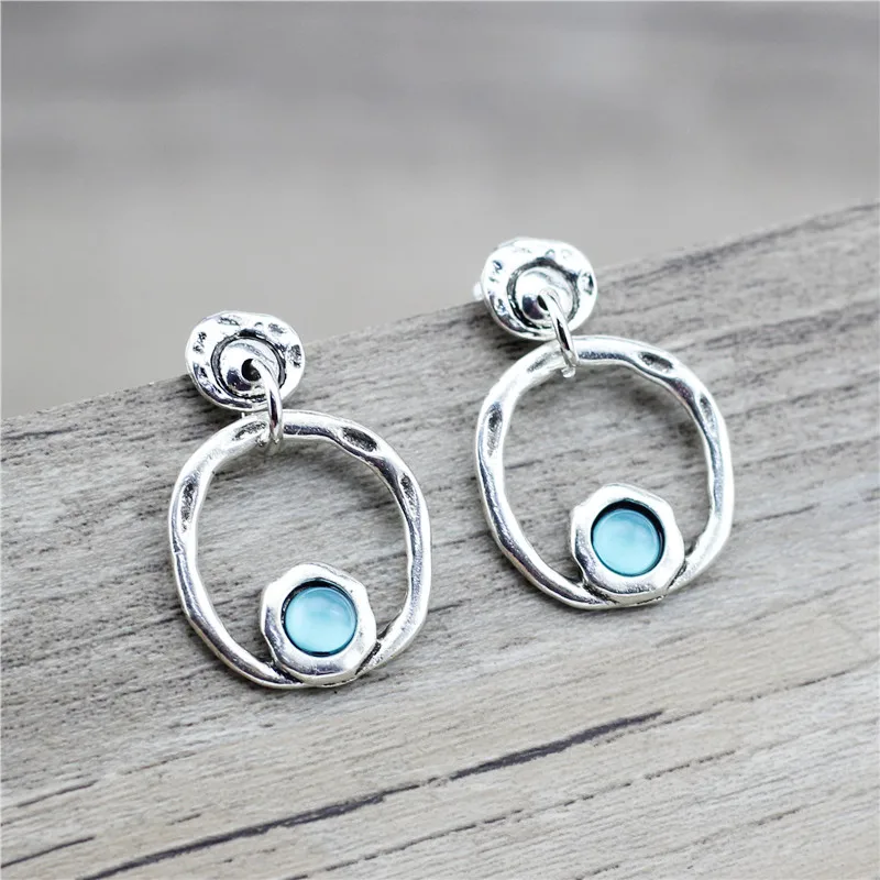 

Anslow 2020 Fashion Jewelry New Designer Round Shape Women Female Charms Earrings Retro Candy Color Beads Wedding Gift LOW0003AE