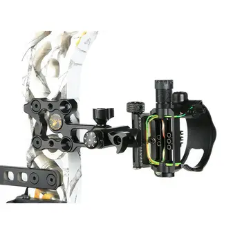 

Assembly Bow Sight DB9150 Parts Archery 5 Fiber Optic Pin Micro With Light
