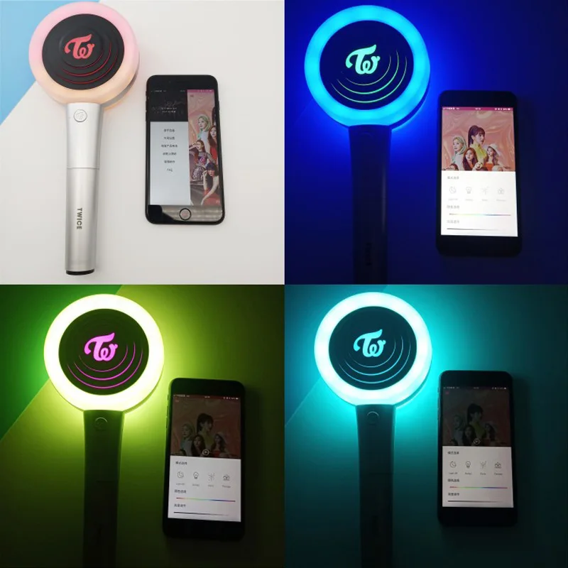KPOP TWICE Light Stick CANDY BONG Z TWICE Ver.2 with Bluetooth CANDY BONG Z Light Stick Concerts