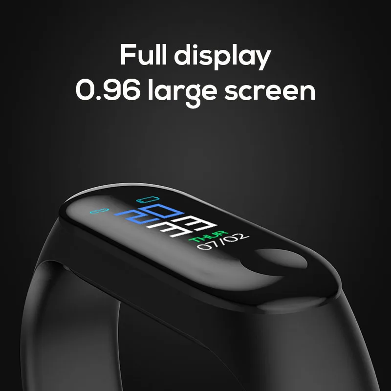 M3 Band Smart Braelet Монитор артериального давления фитнес трекер для измерения