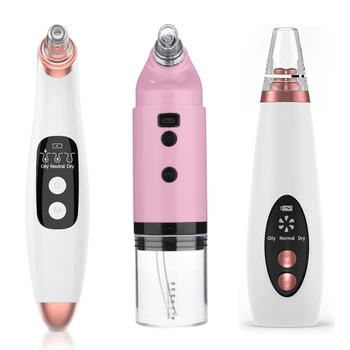 

Portable Blackhead Remove Small Bubbles USB Charging Acne Removal Vacuum Suction Removal Blackhead Cleaner Tool Home Use