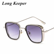 Горячая Распродажа мужские солнцезащитные очки в стиле стимпанк с покрытием Ретро Винтажные дизайнерские солнцезащитные очки Железный человек Tony Stark Oculos Masculino Gafas de