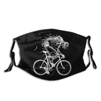

Skeleton Skull Cycle Men Women Reusable Face Mask Anti Bacterial Dustproof Protection Cover Respirator Muffle Mask with Filters