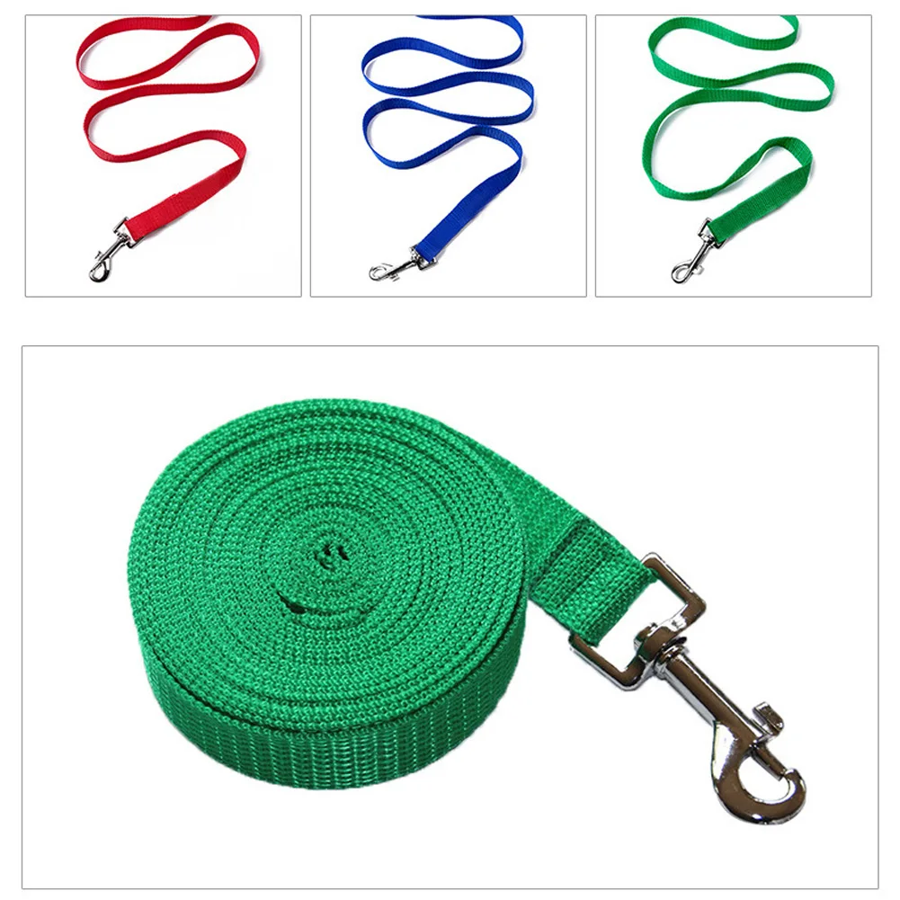 

Pet Dog Cat Leash Adjustable Harness Nylon Puppy Leash for Small Medium Dogs Travel Clip 1.5M To 30M Rope Long Pet Supplies