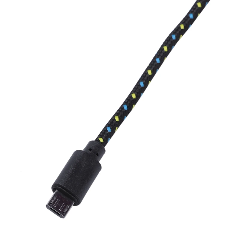 Универсальный 3M/10FT мини USB нейлоновый сетчатый кабель для передачи данных для samsung Galaxy S6