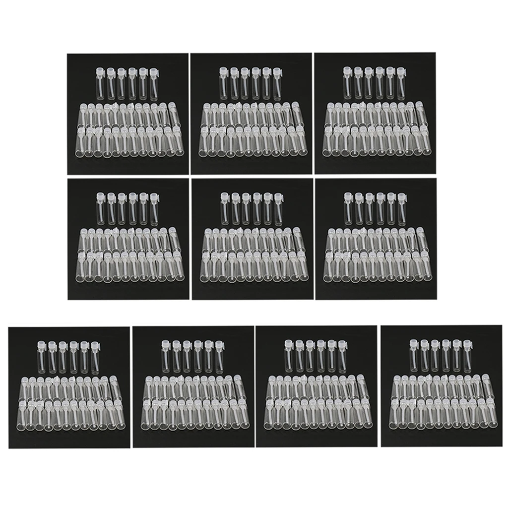 300Pieces, 2ml, Clear Liquid Sample Glass Bottles, Empty Perfume Essential Oil Vials, Reusable Cosmetics Containers-Leakproof