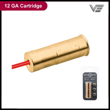 

Vector Optics 12 Gauge Cartridge Red Laser Bore Sighter fit for Saiga Mossberg Winchester Benelli 12ga Hunting Gun Zero Sight