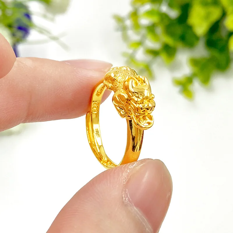 

Gold 14K Ring for Women Couples Finger Ring Delicate Flower Pattern Rings Anniversary Birthday Hand Jewelry Statement Gifts