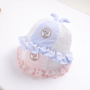

Baby fisherman hat summer thin section cute sun hat fashion mesh breathable