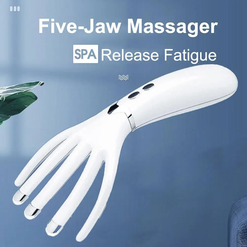 

USB Mini Head Massager Multi-Function Heating Neck Massager Electric Portable Massage Comb Vibration Electric head portable