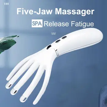 

USB Mini Head Massager Multi-Function Heating Neck Massager Electric Portable Massage Comb Vibration Electric head portable