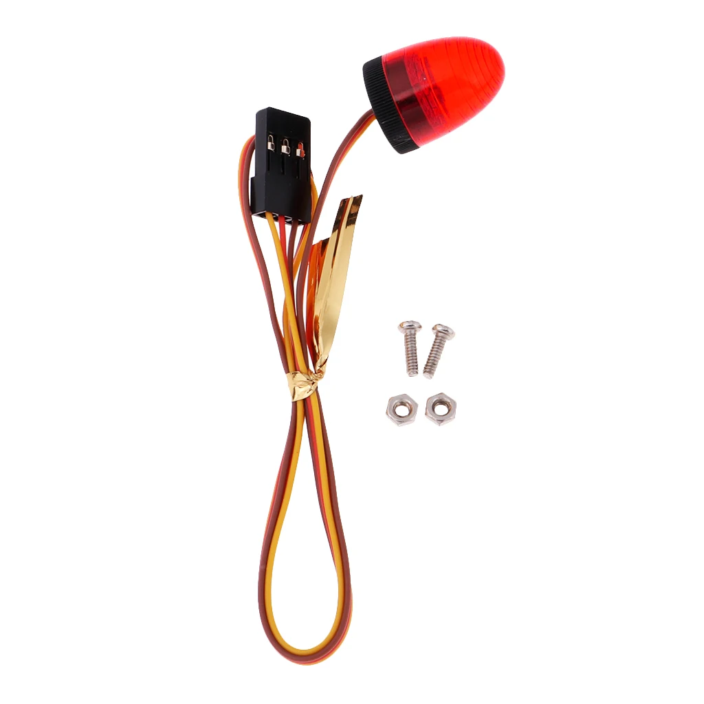 RC Car Rock Crawler Buggy Model Accessory 3CH LED Police Light Lamp