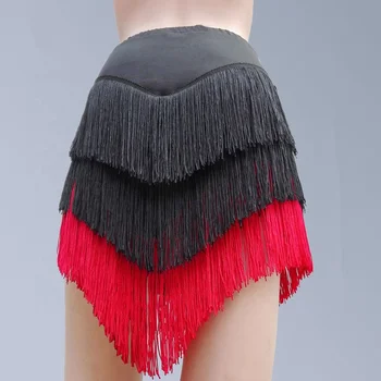 

Tassel Latin Dance Skirt Women Dance Skirts 8 Colors