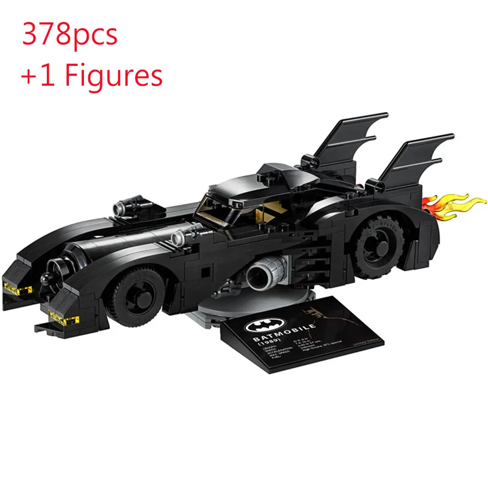 

2020 NEW Super Hero DC Batman Technic Car Building Blocks Bricks Kids Educational Model Toys 1989 Batmobile-Limited Edition Toys