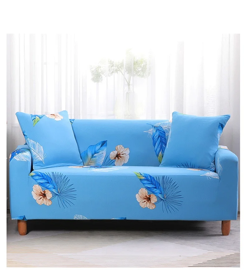 High Elasticity Polyester Modern Sofa Cover 1/2/3/4 Seater Sofa Slipcover For Living Room Furniture Protector