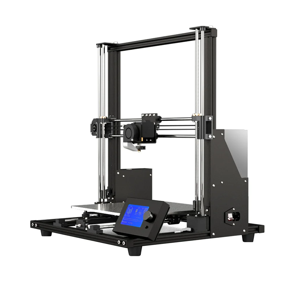 Anet A8 Plus Модернизированный Высокоточный 3D-принтер, полусборка 300*300*350 мм, рама из алюминиевого сплава с большим размером печати