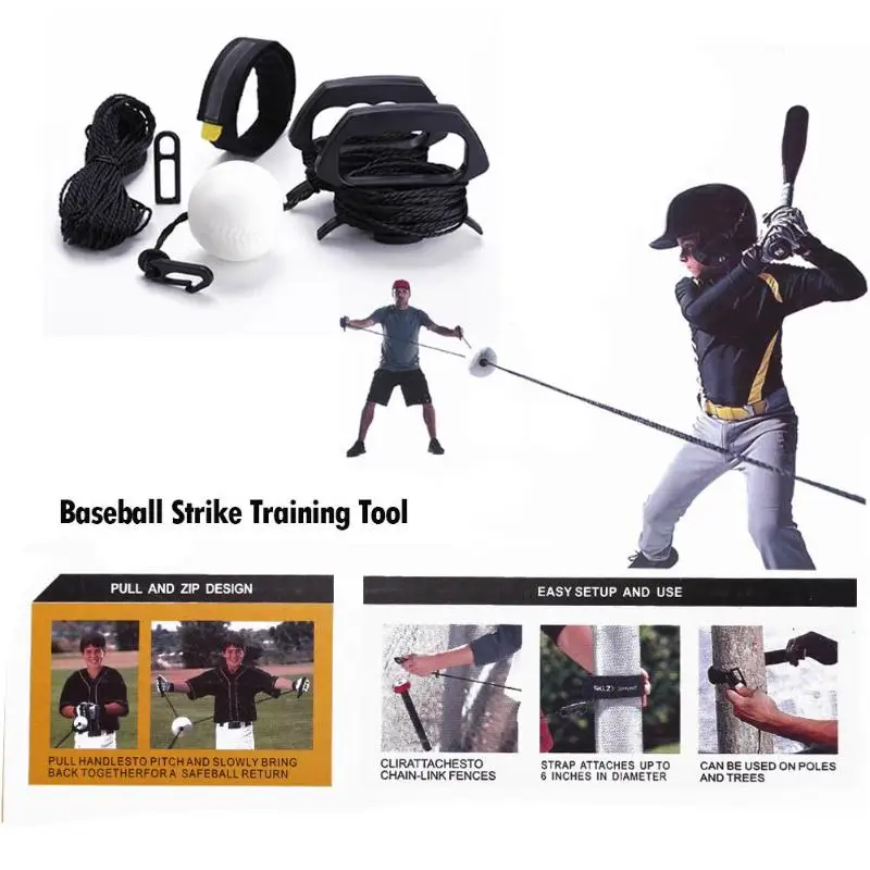 

Sports training muscle props Kids Swing Dynamics Baseball Strike Trainer Set Kit for Sport Training Tool