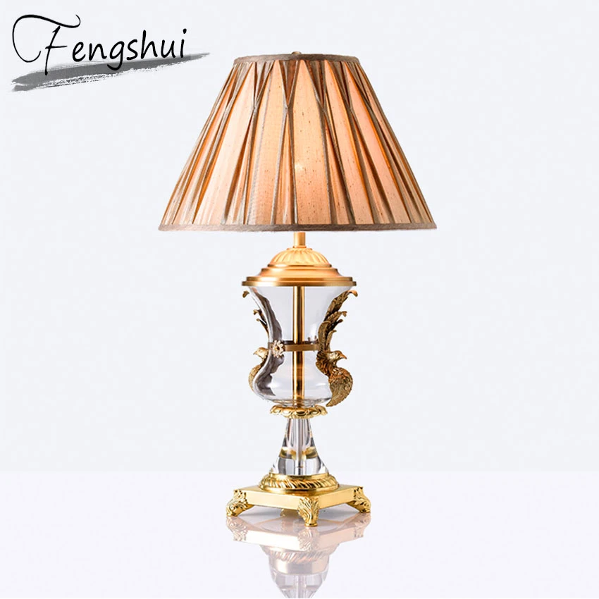 led crystal table lamp