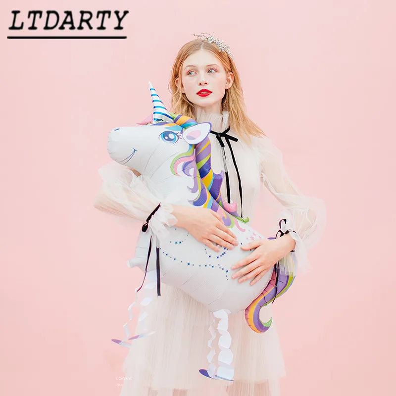 1pcs walking pet balloon horse walking animal aluminum foil balloon party decoration supplies children's toys