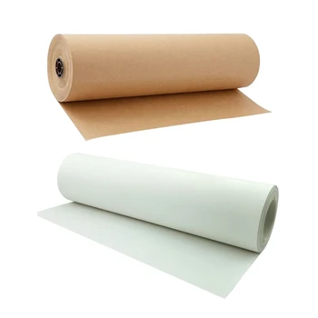 

30 Meters Brown Kraft Wrapping Paper Roll For Wedding Birthday Party Gift Wrapping Package Packing Art Craft 30cm