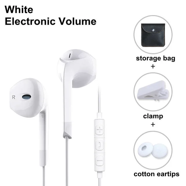 White E-volume Langsdom модные спортивные проводные наушники E6U, портативные стерео наушники-вкладыши с супер басами, игровая гарнитура для музыки с микрофонами - Цвет: White E-volume