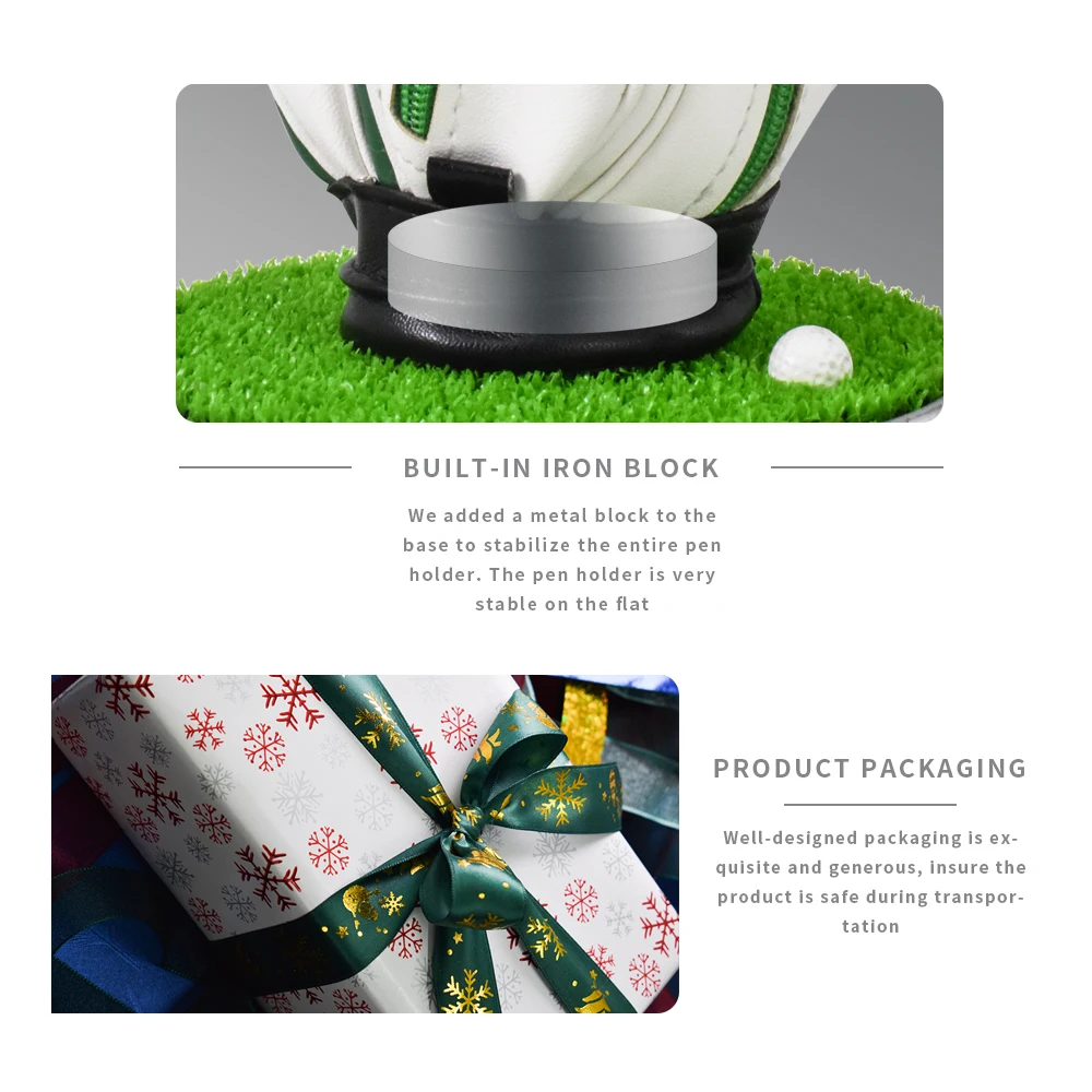 Настольный держатель для ручек гольфа кожаный карандашей новые подарки мужчин и