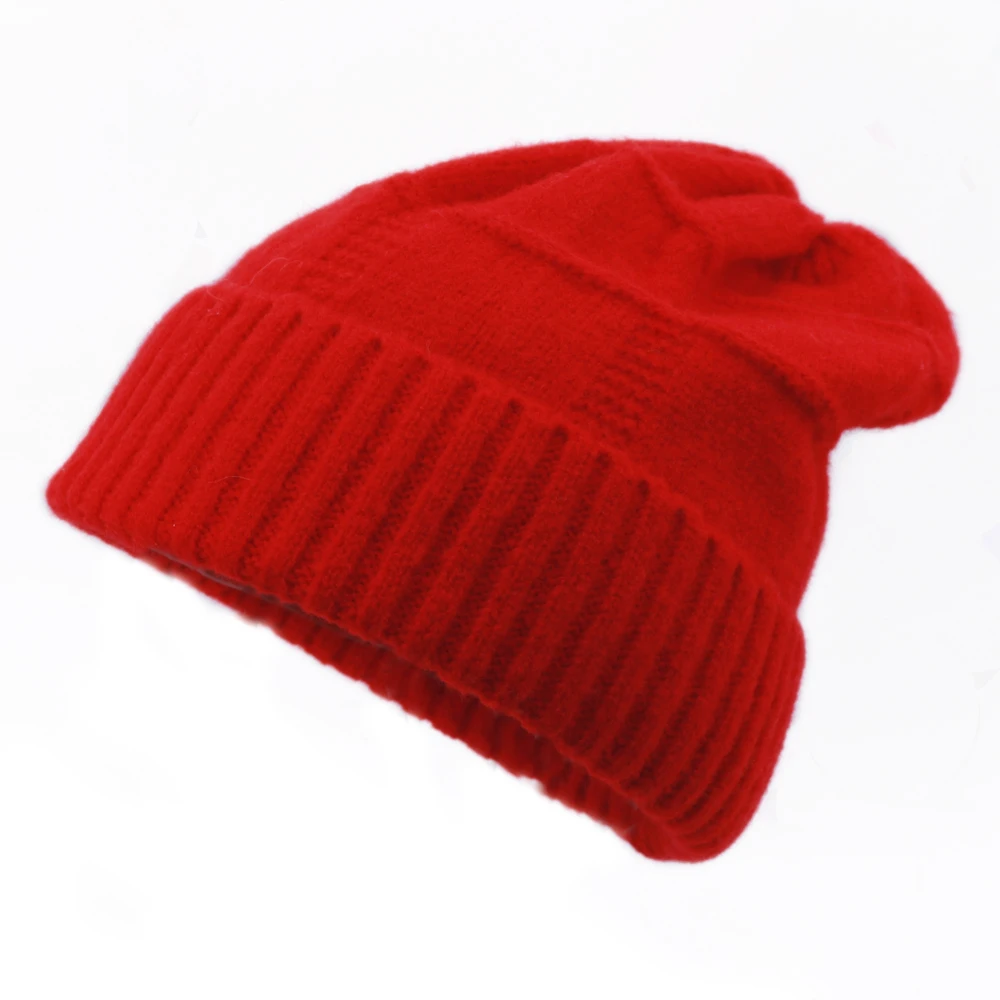 Зимняя винтажная вязаная шапка Skullies для женщин, однотонная женская бини, шапки с настоящим помпон из меха енота, теплая женская Лыжная Шапка Gorro для девочек