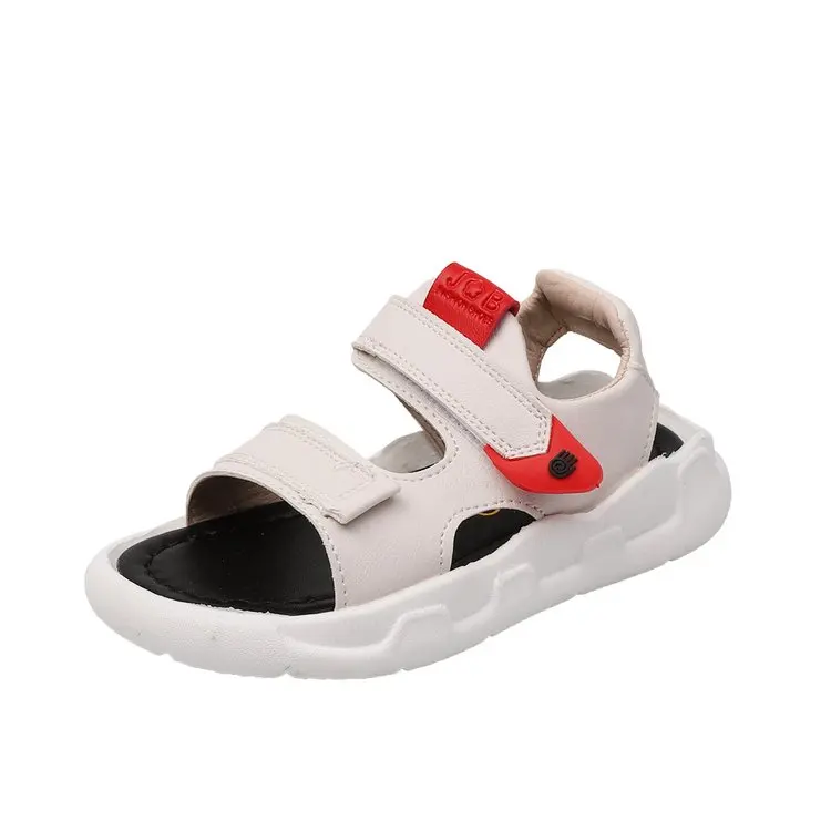 Summer Kid's Shoes Sandals Hook& Loop Round Toe Casual Neutral Flat Heels Non-slip 216-1