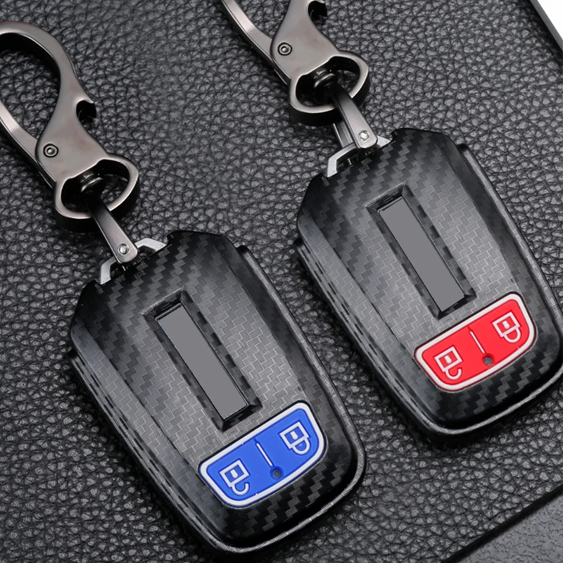 Чехол из АБС углеродного волокна для ISUZU силиконовый чехол ключей от машины DMAX Truck