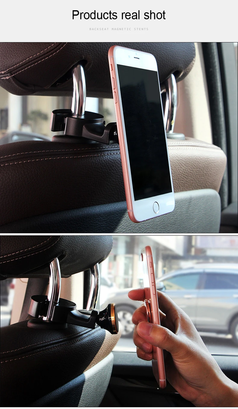 Lantro JS магнитный автомобильный держатель для телефона на заднее сиденье 360 градусов вращающийся Автомобильный держатель для телефона для ребенка веселое автомобильное крепление