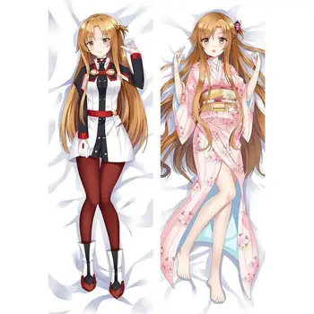 

Characters New Japanese Anime Sword Art Online SAO Asuna Throw Otaku Dakimakura Gifts Bedding Hugging Body Pillow Case 150x50 CM