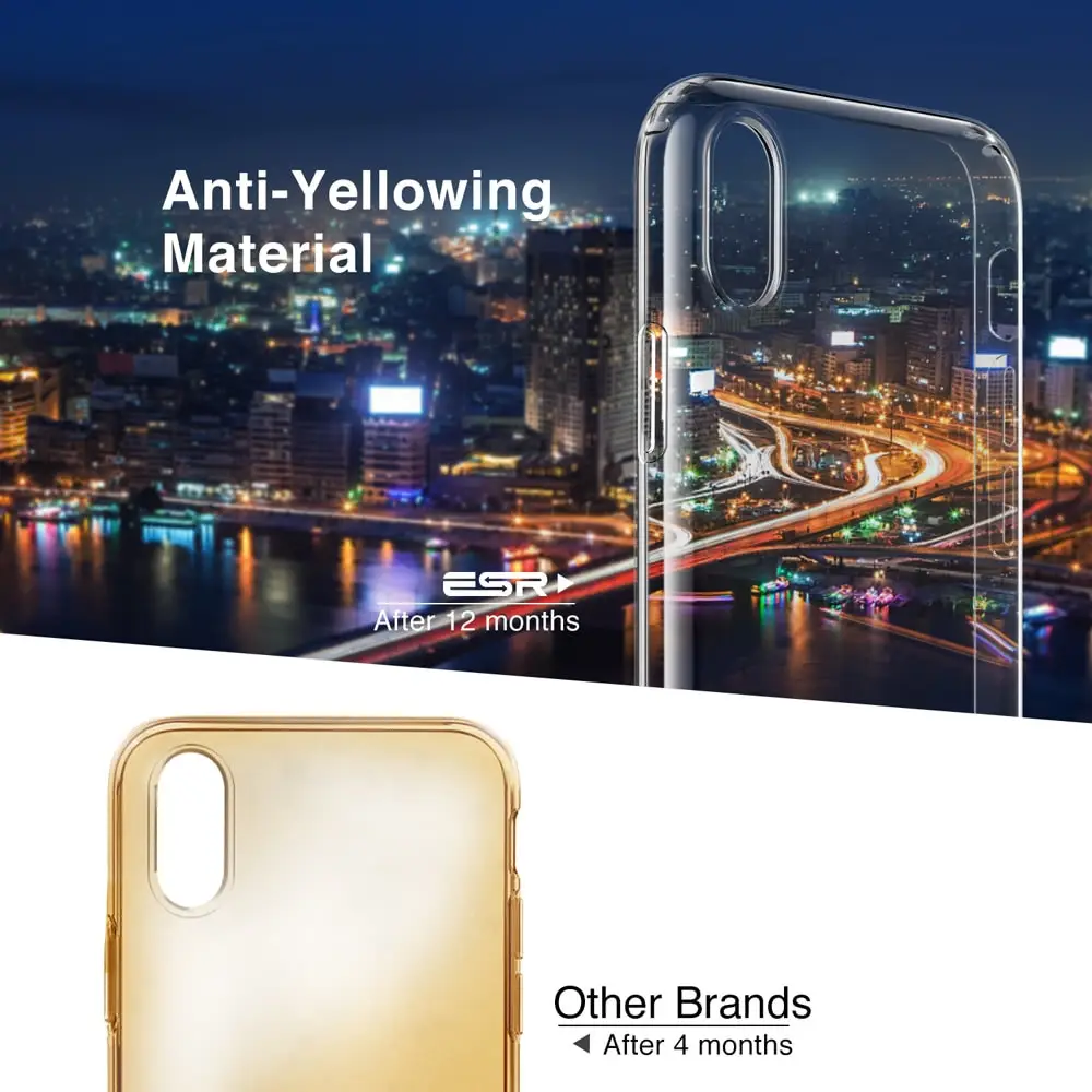 Чехол ESR для iPhone XS XR Max SE 2020 Прозрачный бампер прозрачный чехол накладка из ТПУ 11 Pro