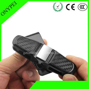 

1 pcs Universal Car Sun Visor Clip Holder Auto Sunglasses Glasses Card Tickets Storage