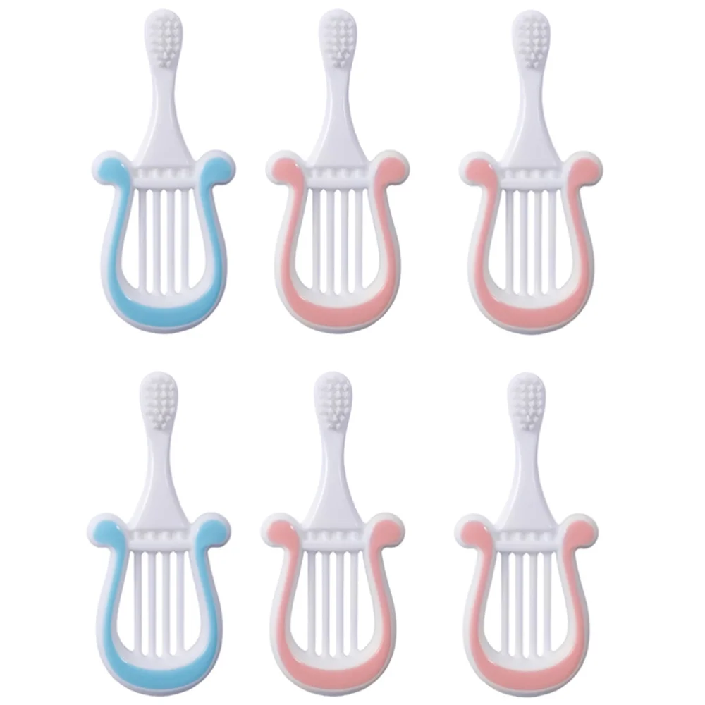 

6pcs Premium Delicate Durable Infant Toothbrush Baby Toothbrush Soft Toothbrush Kids Toothbrush for Baby Infant