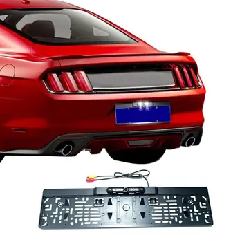 

Wireless Night Vision Rear View Camera EU License Plate Frame Car Reverse Camera Waterproof Back Up Camera