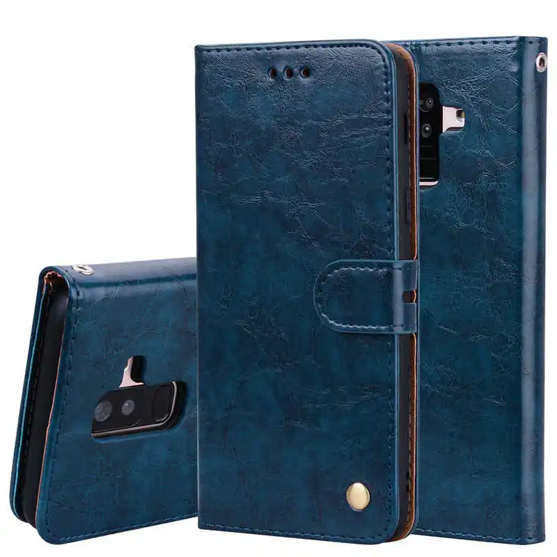 

For Samsung Galaxy A6 Case Samsung A6 plus Case Flip Luxury Wallet Leather Phone Case For Samsung A6 A600F A6 Case