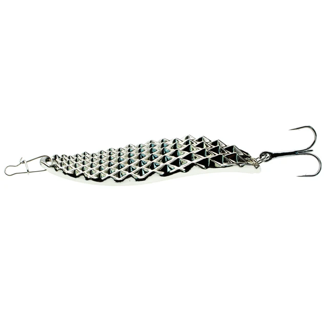 1pcs Metal 10g/15g/20g Fishing Lures Wobbler Spinner Bait Spoon Artificial Bass Hard Sequin Paillette Metal Steel Hook Lures NO4