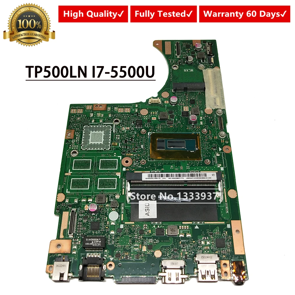 TP500LN Материнская плата Asus TP500LN TP500LA TP500 Материнская плата ноутбука I7-5500U SR23W 2,0