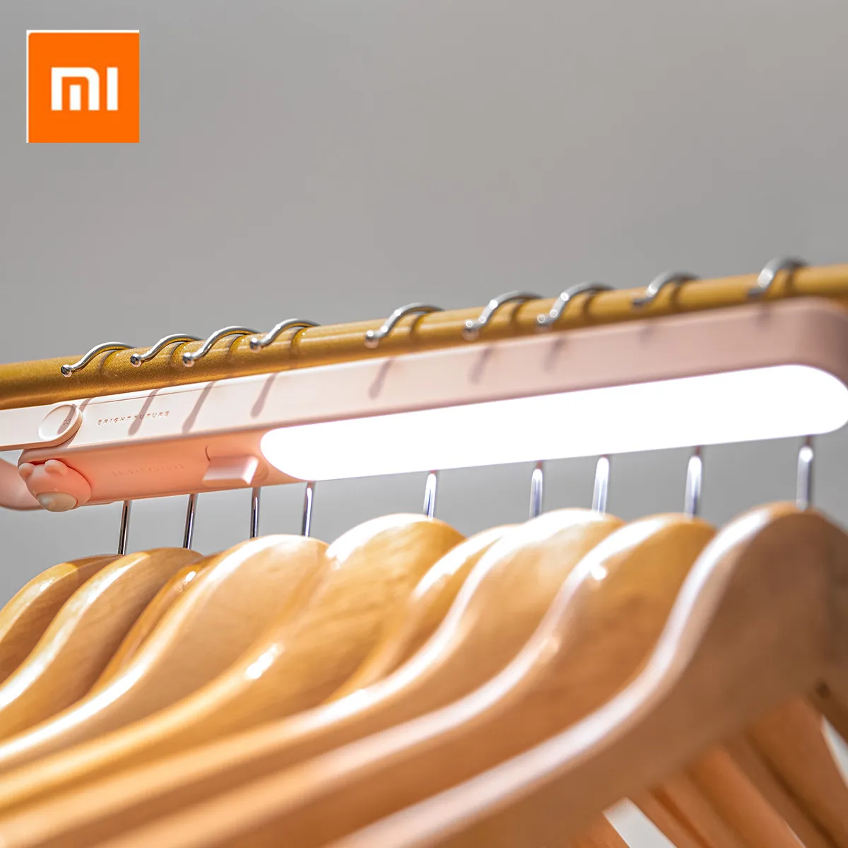 Xiaomi USB Перезаряжаемый светодиодный светильник защита глаз Магнитный пастируемый светильник для чтения с крючками зеркало в коридоре макияж светильник